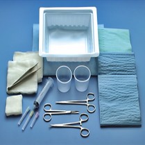E.R. Laceration Tray w/Floor-Grade Instruments, Busse