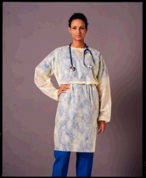Isolation Gown, Yellow, Long Sleeve, NS, 50/case