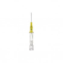 Introcan IV Catheter, Straight, Safety FEP 50/bx 24G x 3/4