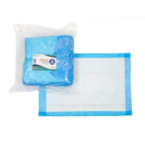 Blue Underpads, Disposable 17"x 24" (22g) 300/cs, Dynarex
