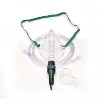 Mask, adult, elastic strap style, Percent-O2-Lock air entrai