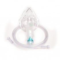Nebulizer, adult elastic strap aerosol mask, 7' tube - 50/cs