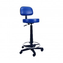 438 Gas Lift Lab Stool w/Back, Winco