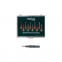 Grass Gold Cup Electrode, 120", No-Tangle Wire, 10/set