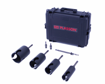 CORE CUTTER FOR PLASSON SADDLE 250MM/SDR11; BOREHOLE 199MM INCL. ADAPTOR DRILL AND CASE