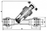 VALVE ANGLE SEAT METRIC PP 32