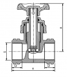 VALVE STOPTAP PP F-THREADED 3/4"