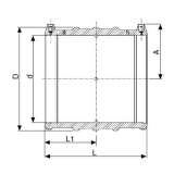 COUPLER LIGHTFIT EF 63  