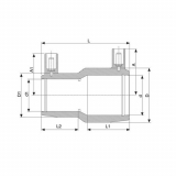 REDUCING COUPLER EF 20-16  