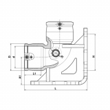 90D DUCKFOOT ELBOW EF 90 WITH 32 OUTLET 