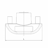 SENSOR ADAPTOR 110-400 X 3/4" 316 SS 