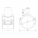 BRANCH SADDLE EF 63-32  