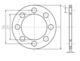 METAL FLANGE 50-40 (1.1/2")