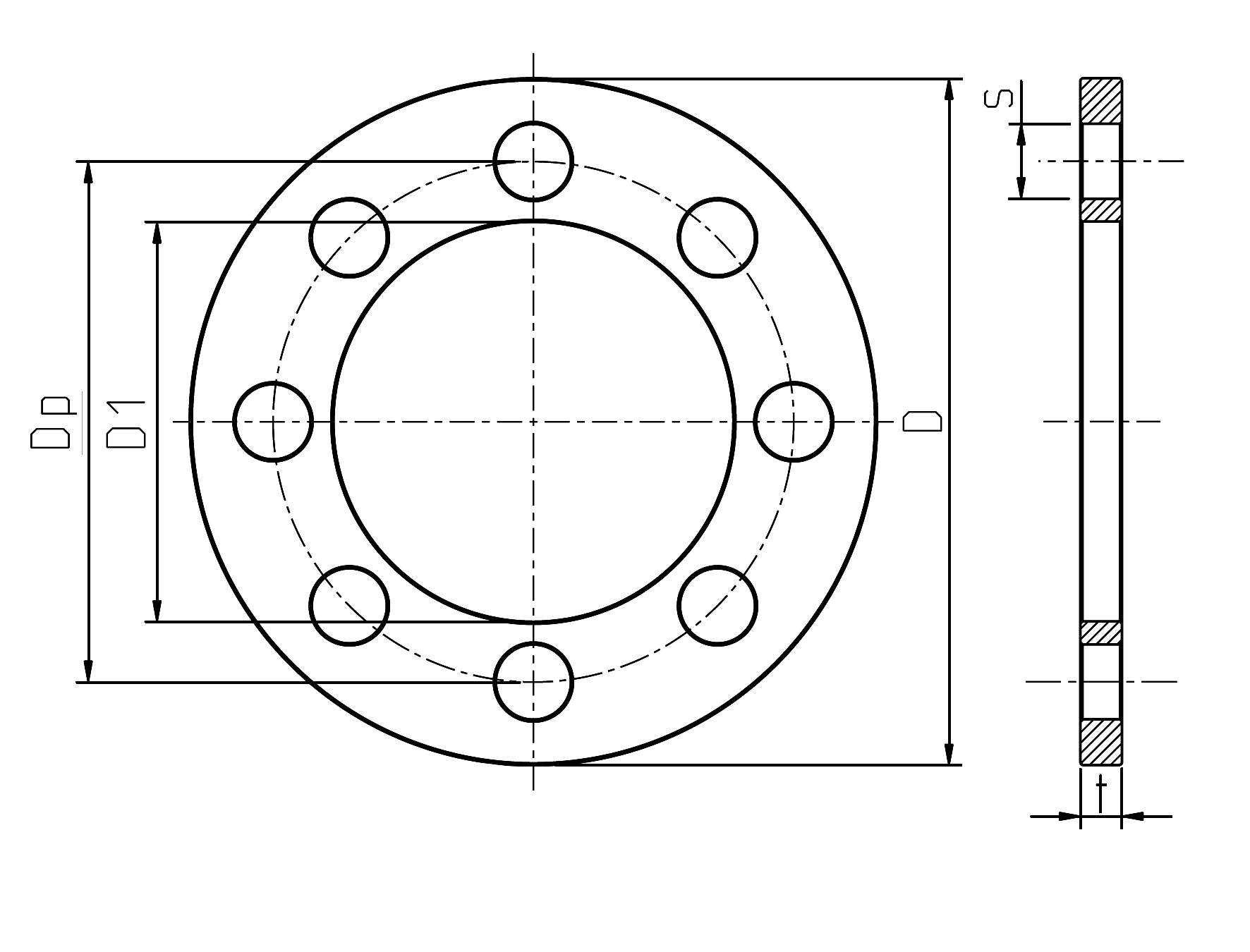 METAL FLANGE 110-100 (4