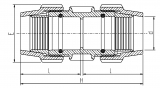 COUPLER RURAL 3/4"