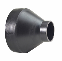 CONCENTRIC REDUCER MACHINED SHORT SPIGOT PE100 SDR11 500X400