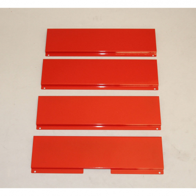 Decorative Side Panels Red