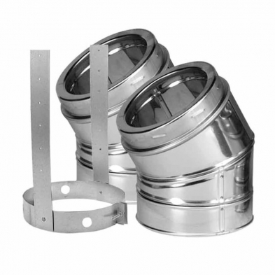DuraTech 30 Degree Stainless Steel Elbow Kit