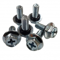Threaded Screw with O-Ring (Pack of 6) - 10-32 x 5/8"