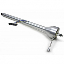 Universal Straight 16" Steering Column wo Shift - Satin Alum