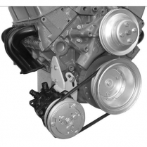 A/C Bracket SB Chevy LWP Low Mt Remote Fuel Pump - Pass Side