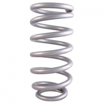 Silver Tapered High-Travel Coil Spring 4.1" ID x 10 x 450 lb