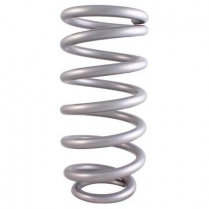 Silver Tapered High-Travel Coil Spring 4.1" ID x 10 x 650 lb
