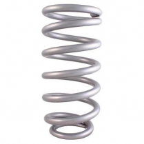 Silver Tapered High-Travel Coil Spring 3.5" ID x 10 x 550 lb
