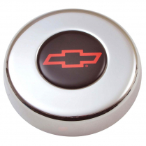 3 Bolt 3/4" Tall Chevy Bowtie Steering Wheel Cover - Polish