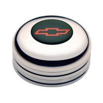 GT3 3 Bolt Standard Chevy Red Bowtie Horn Button - Polished