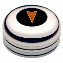 GT3 3 Bolt Std Pontiac Logo Colored Horn Button - Polished