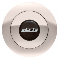 GT9 9 Bolt Large Colored GT Emblem Horn Button - Polished