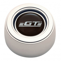 GT3 3 Bolt Hi-Rise Colored GT Emblem Horn Button - Polished