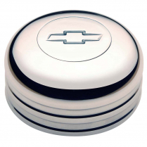 GT3 Low Profile Engraved Chevy Bowtie Horn Button - Polished