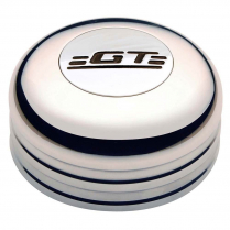 GT3 Low Profile Engraved GT Emblem w/Spacer - Polished