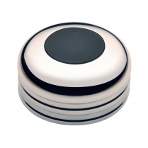 GT3 Low Profile Black Center Horn Button w/Spacer - Polished