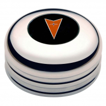 GT3 Low Profile Colored Pontiac Logo Horn Button - Polished