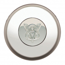 GT3 Gasser/Euro Sm Engraved V8 Emblem Horn Button - Polish