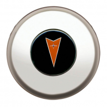GT3 Gasser/Euro Colored Pontiac Logo Horn Button - Polished