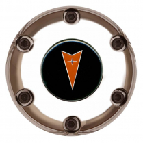 6 Bolt Gasser/Euro Colored Pontiac Logo Horn Button - Polish