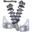 1964-72 GM A-Body Rear TQ Coilover System w/ Springs - Pair