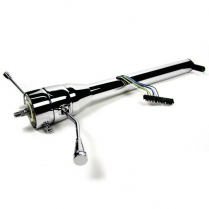 Universal Straight 28" Steering Column with Shift - Steel