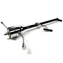 Universal Straight 30" Steering Column with Shift - Steel