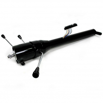 Universal Straight 30" Steering Column with Shift - Black