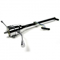 Universal Straight 35" Steering Column with Shift - Steel