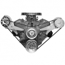 A/C Bracket BB Chevy SWP Low Profile - Driver Side