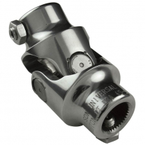 Polished Stainless U-Joint - 3/4"-36 Spline x 3/4"-DD