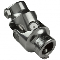 Polished Stainless U-Joint - 1"-48 Spline x 1" Smooth