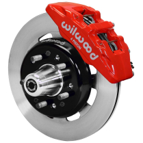 1955-57 Chevy Car Non-Drill DynaPro 12" Front Brake Kt - Red