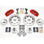Mustang II DynaPro 12.19" Non-Drill Front Brake Kit - Red